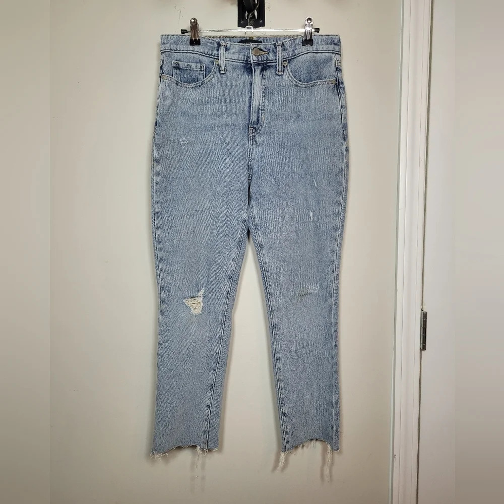 Banana Republic High-Rise Slim Jeans sz 29P Light Wash